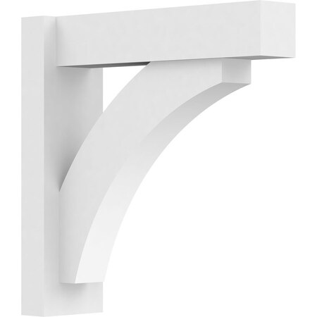 Ekena Millwork Thorton Architectural Grade PVC Outlooker with Block Ends, 5"W X 18"D X 18"H OUTP05X18X18THR05